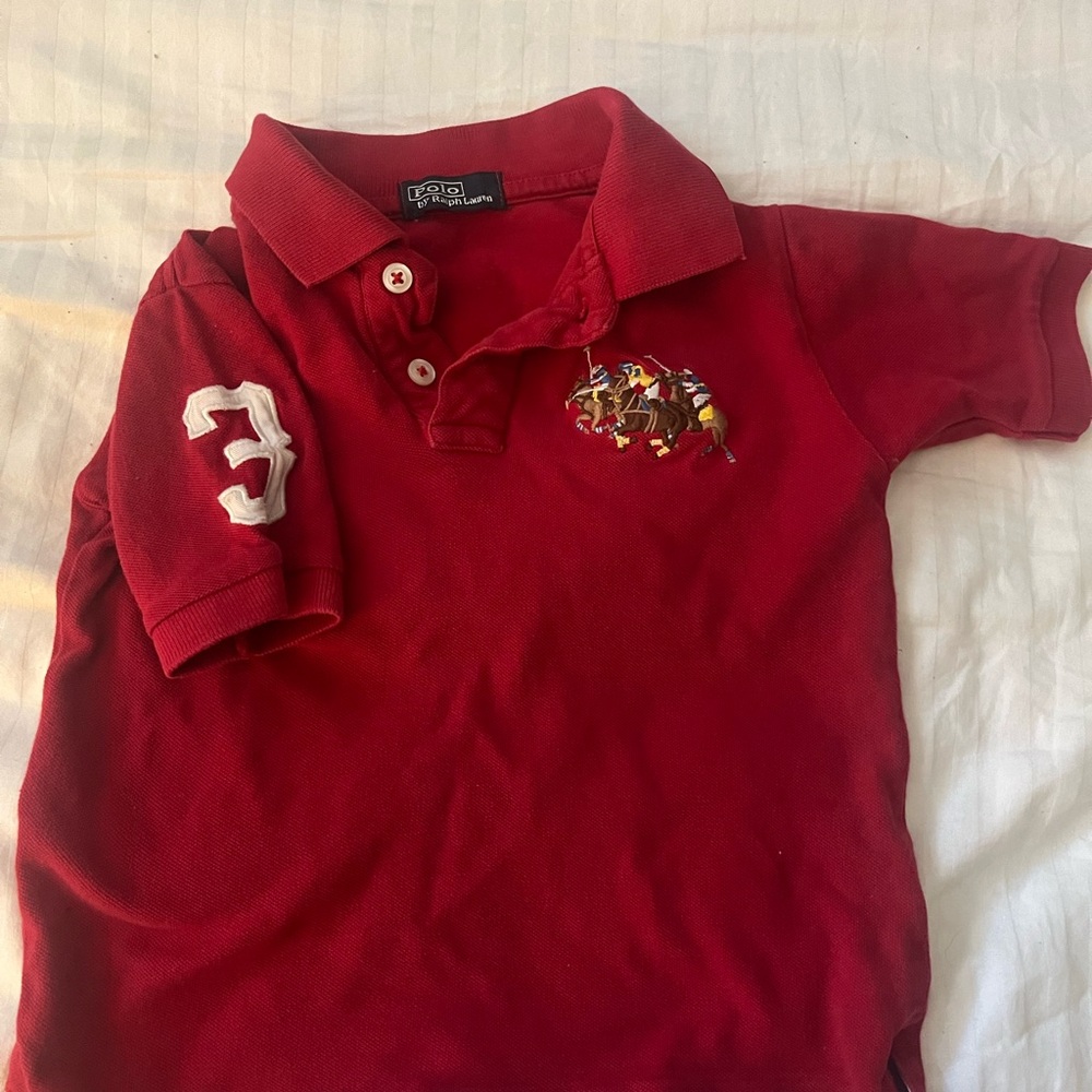 Ralph Lauren 3 pony large Tshirt 2T